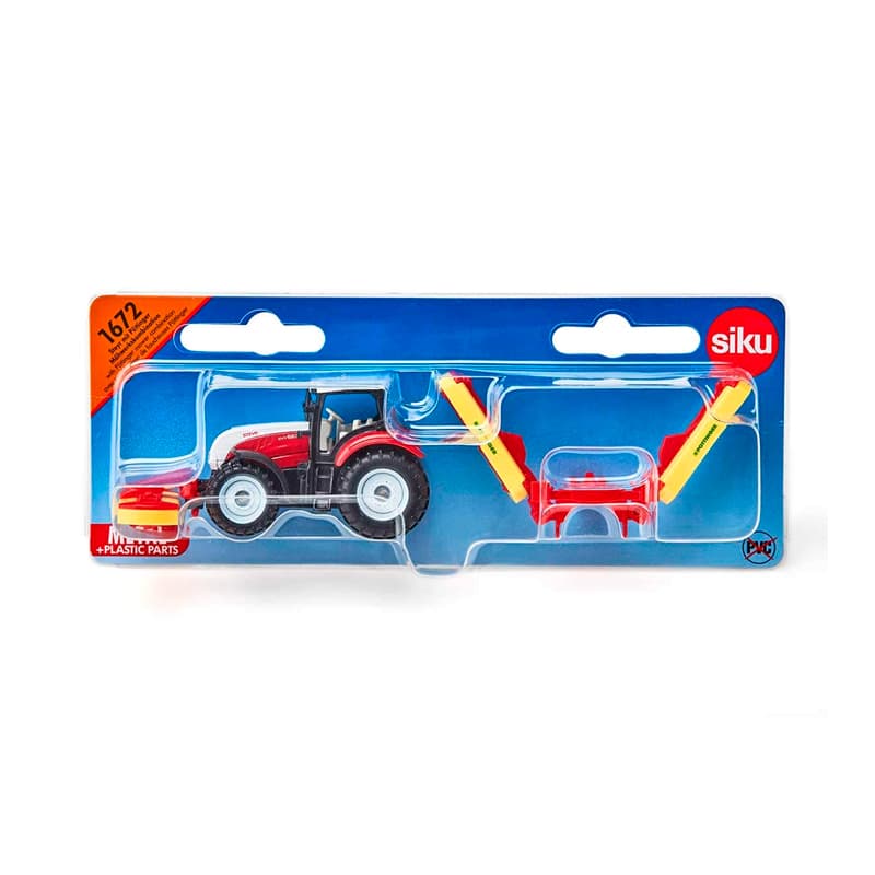 Siku Blister 1672 Steyr With Pottinger Mower Combination