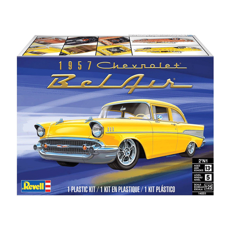 Revell Model 14551 57 Chevy Bel Air Two Door Sedan