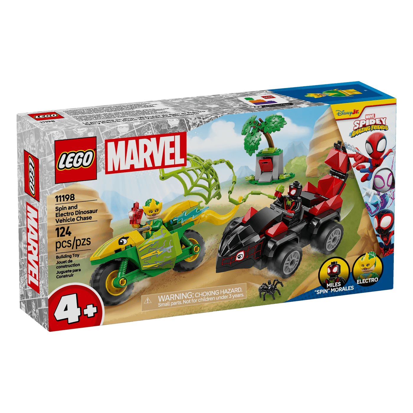 Lego Marvel 11198 Persecución En Vehículo Con Dinosaurio