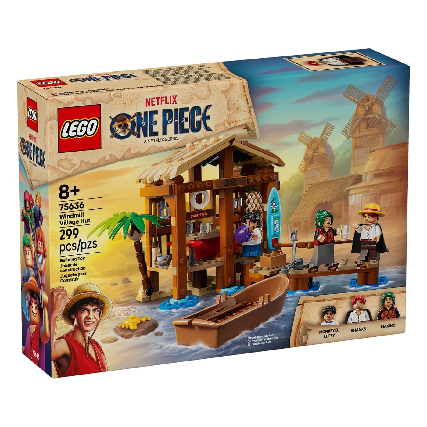 Lego One Piece 75636 Cabaña De La Aldea Molino De Viento