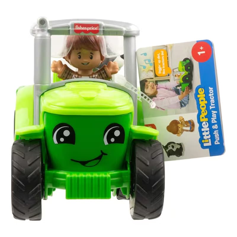 Mattel Fisher Price Jgx13 Tractor Mediano Con Figuras