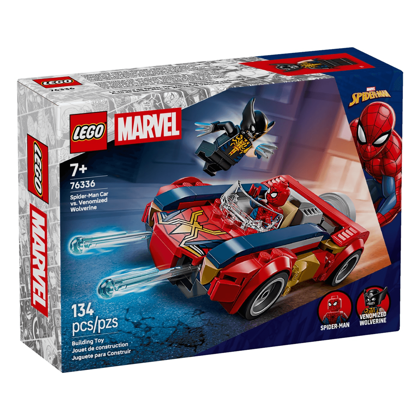 Lego Marvel 76336 Auto De Spider Man Contra Venom
