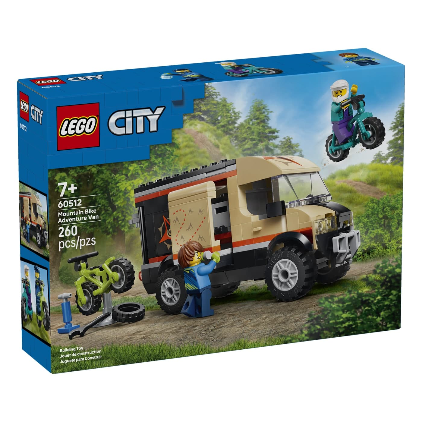Lego City 60512 Furgoneta De Aventura Con Bicis De Montana