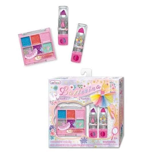 Hot Focus  087Bb Sombra Para Ojos Bailarina Y Labiales Cambia Color, Belleza Bailarina
