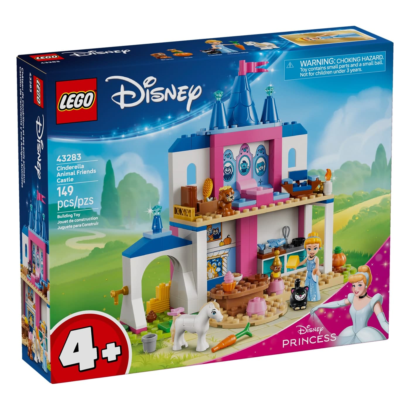Lego Disney 43283 Castillo De Cenicienta Y Sus Amigos Animales