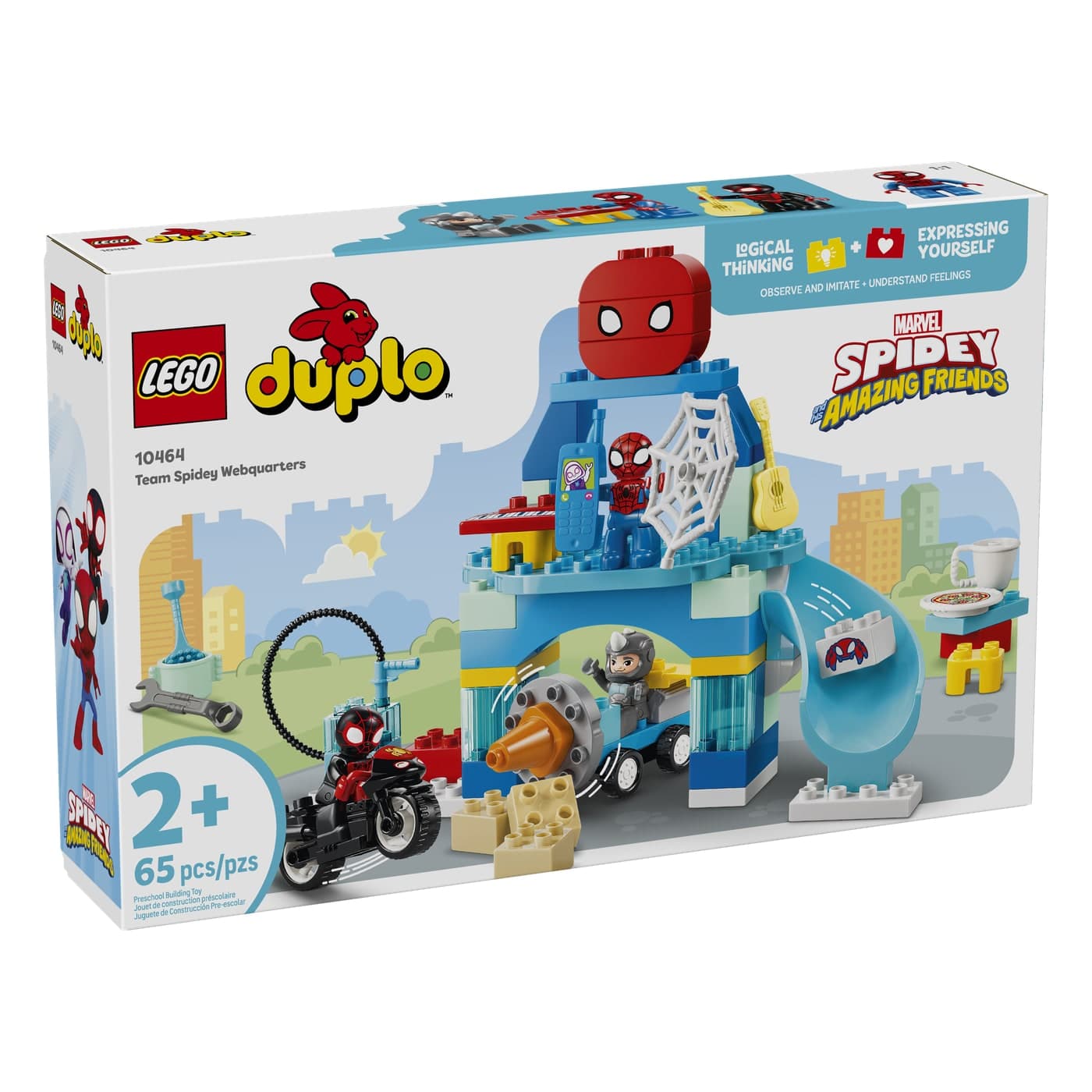 Lego Marvel 10464 Aracnocuartel De Spidey Y Su Superequipo