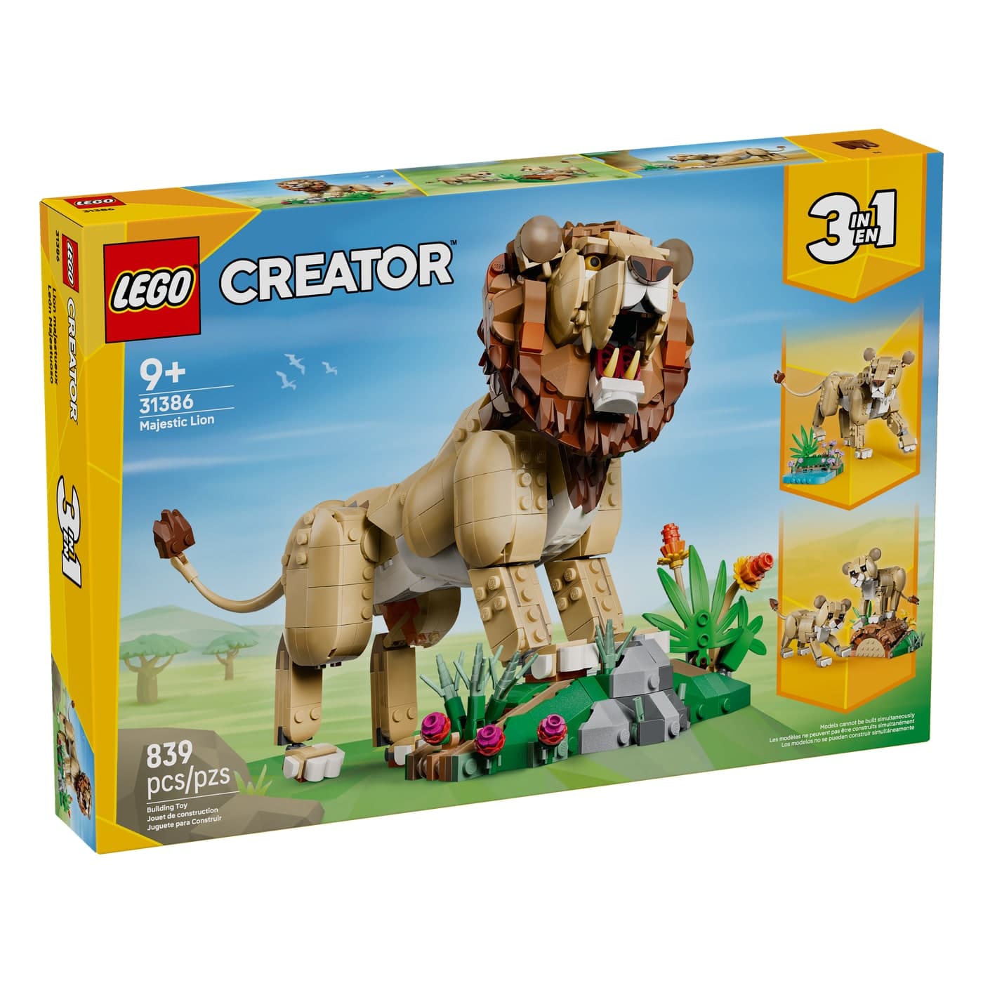 Lego Creator 31386 Animales Salvajes: Majestuosos