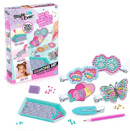Canal Toys Diy Ofg 334 Style Ever Set De Pinzas Para Cabello Con Arte De Diamantes