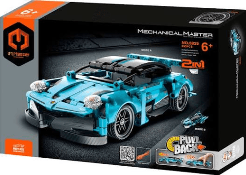 Im.Master Mechanical Master 5829 Super Auto Y Motocicleta 2 En 1 Con Retroceso 292 Piezas
