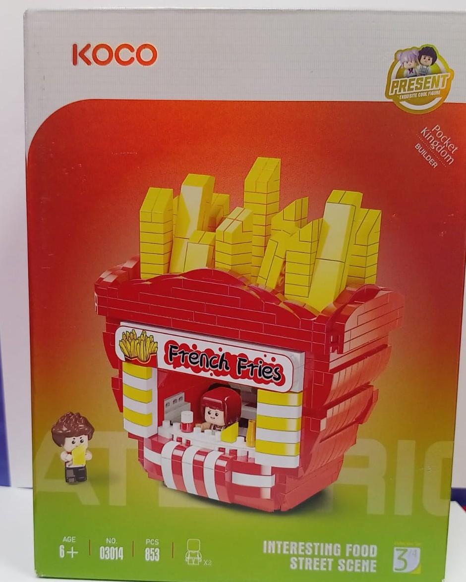 Koco Creator 3014 Tienda De Pescado Y Papas Fritas 853 Piezas