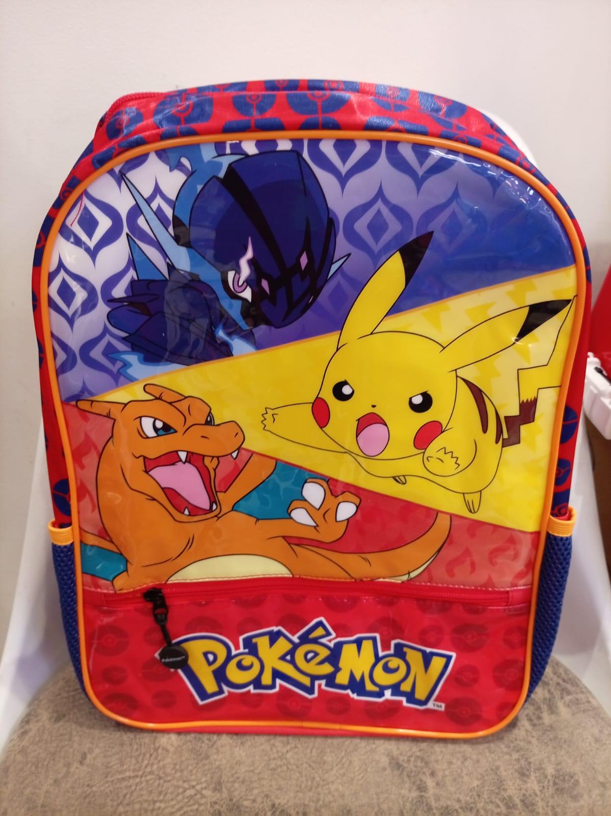 Nasa Pokémon Pkm003-Bp081A Mochila Infantil Pikachu, Rayqaza Y Char