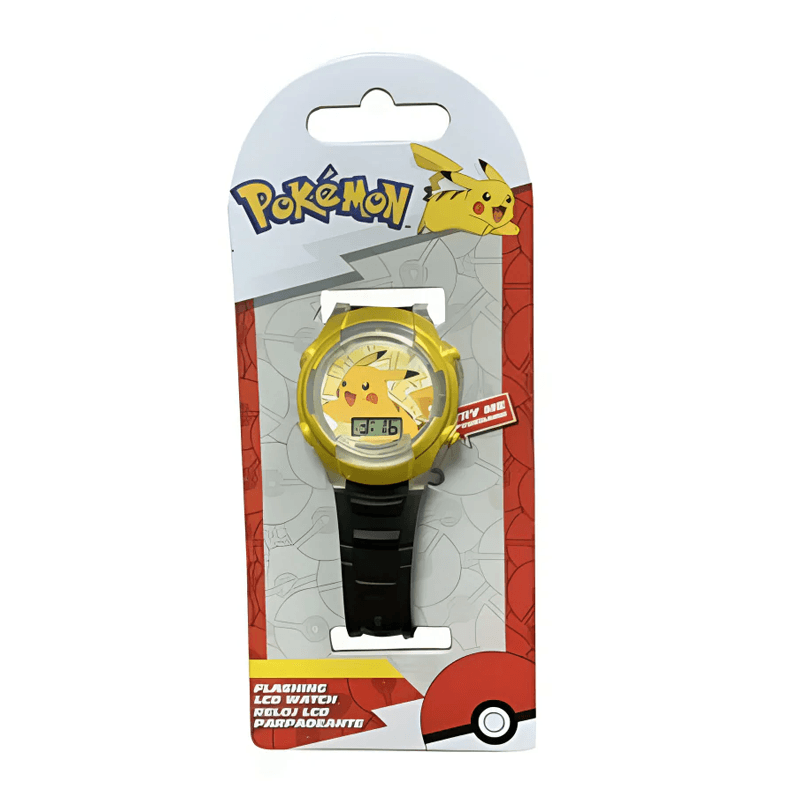 Boing Toys Pokemon Pok4209 Reloj Pantalla Parpadeante Pikachu