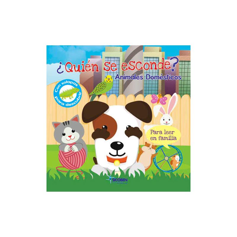 Kadi Libro ¿Quien Se Esconde? Animales Domesticos (Asst 1/4)