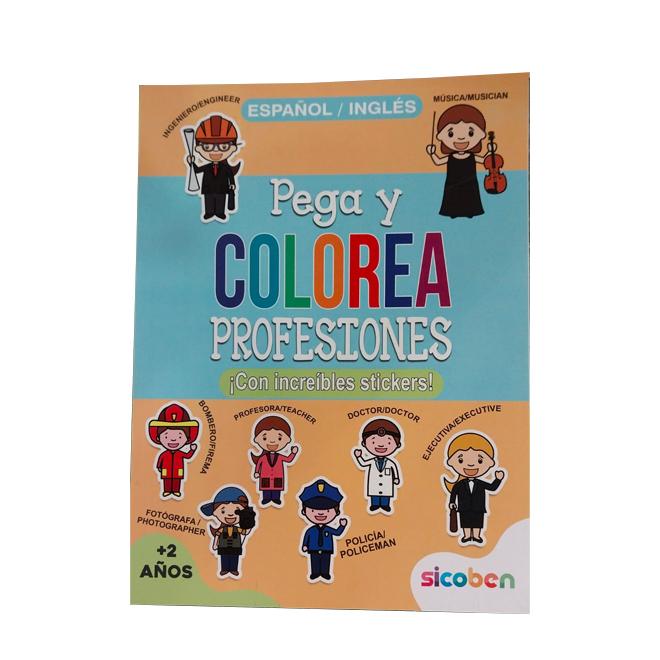 KADI Libro Pega Y Colorea II Professiones (Asst 1/2)