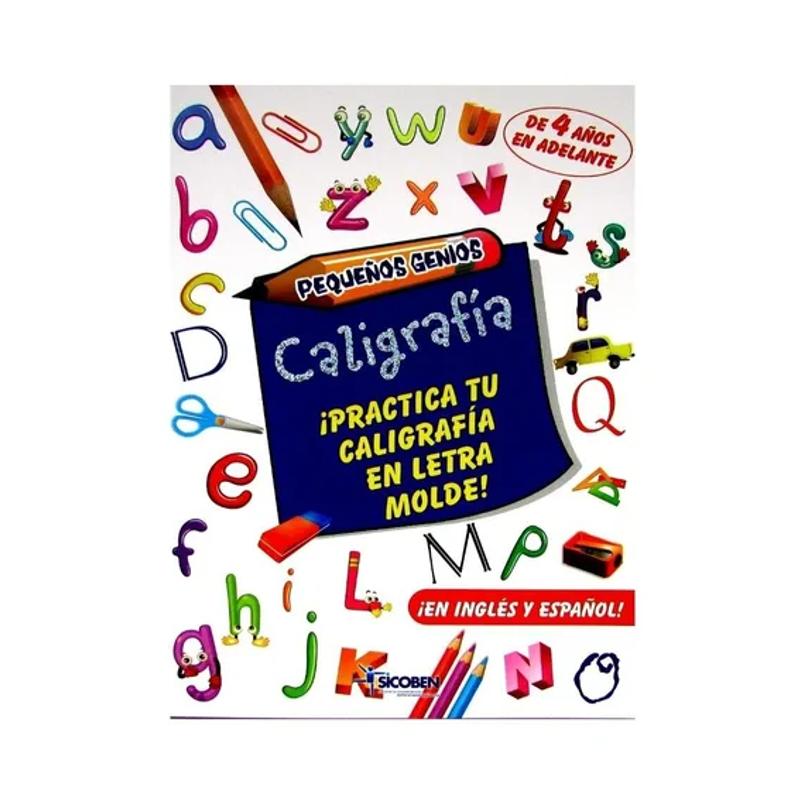 KADI Libro Pequeños Genios Caligrafia letra en molde (Asst 1/2)