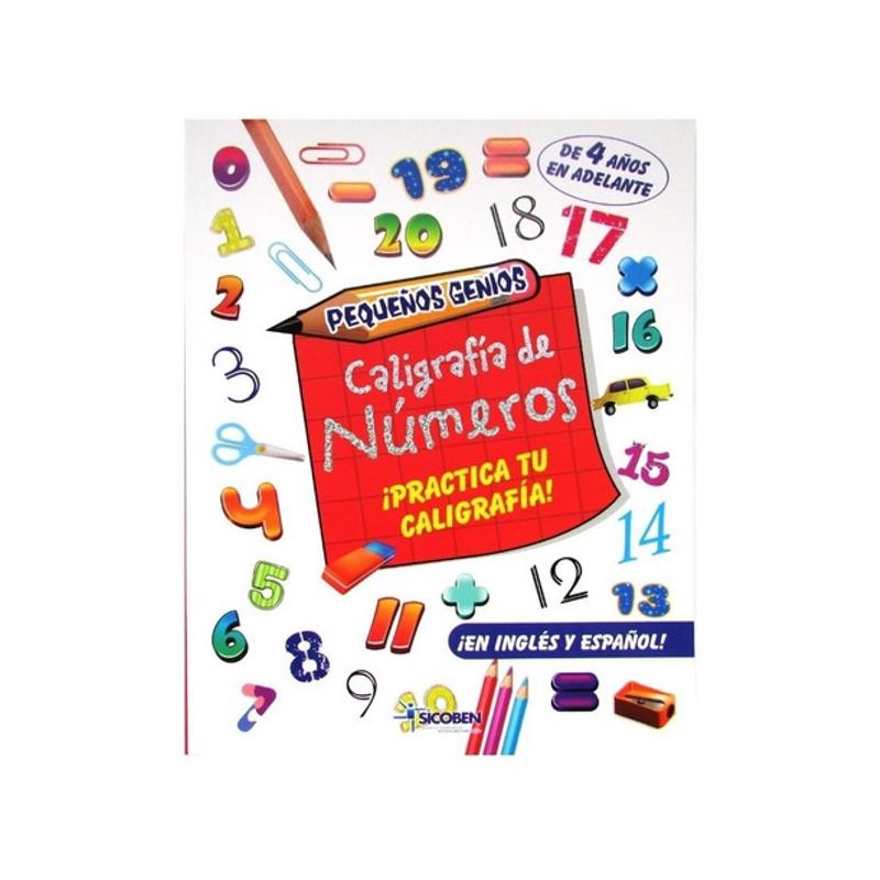 KADI Libro Pequeños Genios Caligrafia de numeros (Asst 2/2)