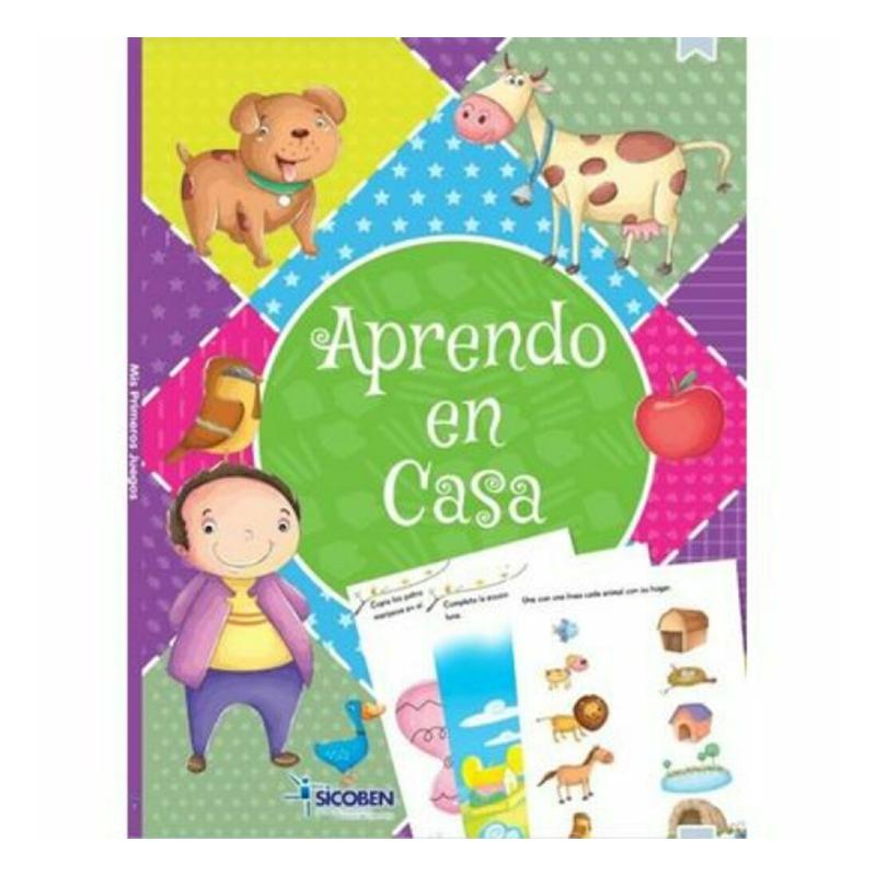 KADI Libro Mis Primeros Juegos/Aprendo En Casa Verde (Asst 1/2)