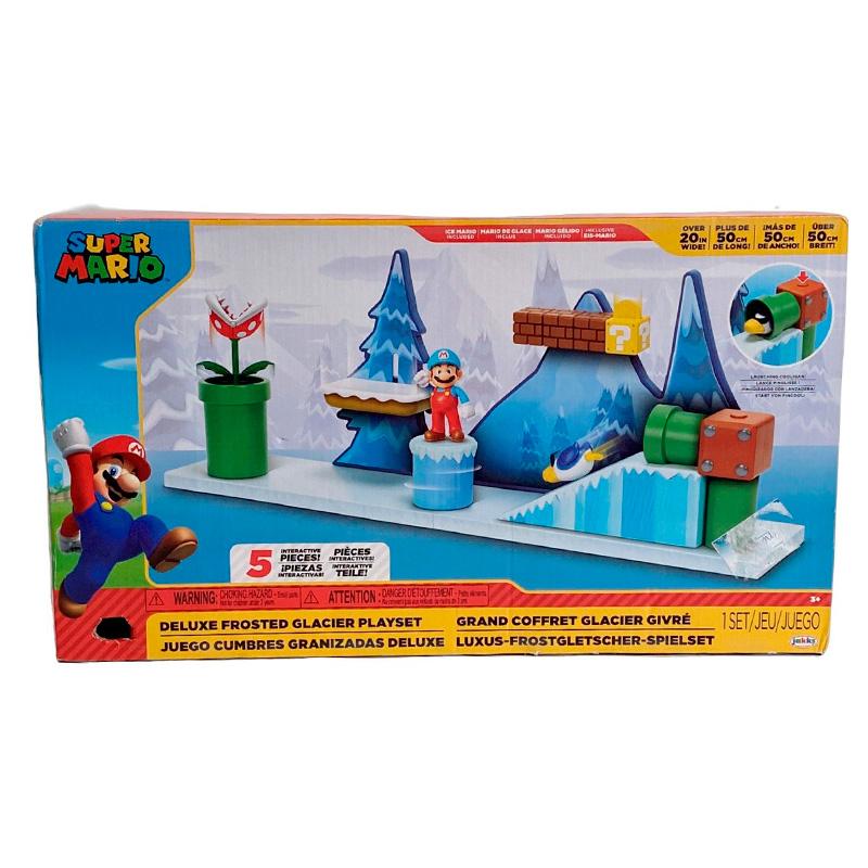 Jakks Pacific Nintendo 406194 Super Mario Juego Cumbres Granizadas Deluxe