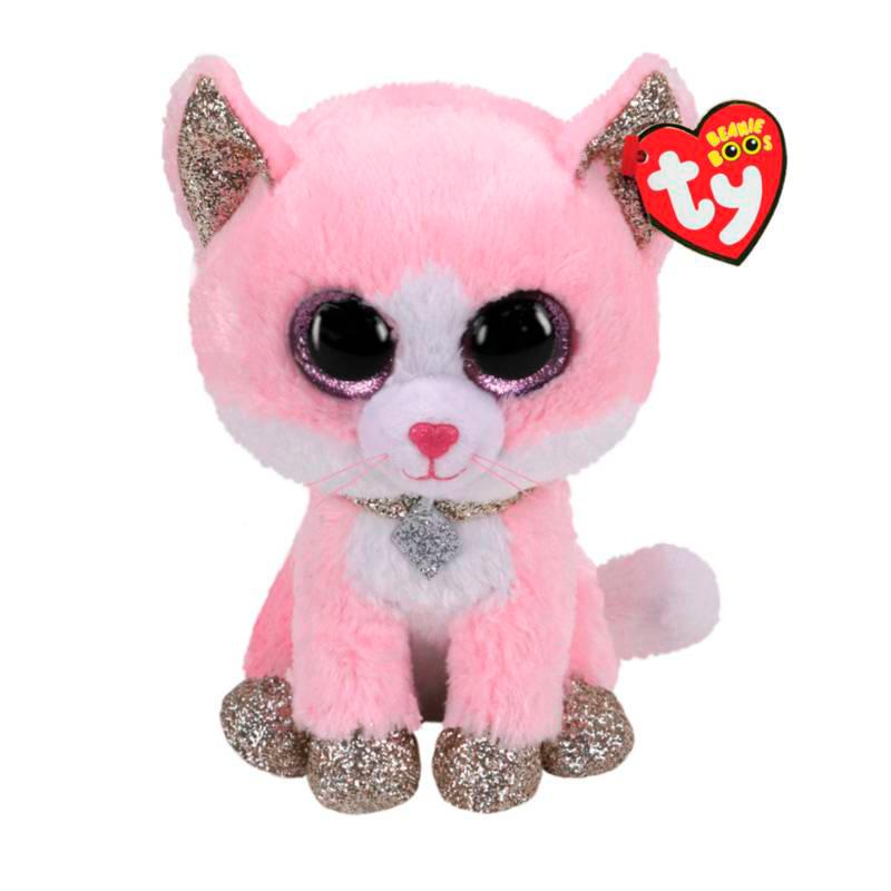 Boing Toys Ty Beanie Boos 36489 Fiona Gato Rosado