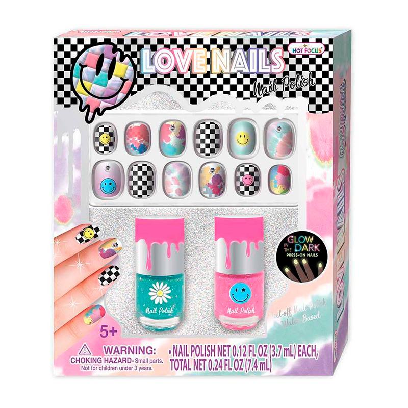 Hot Focus 040Cv Set De Uñas & Esmaltes Love Nails Cool Vibes