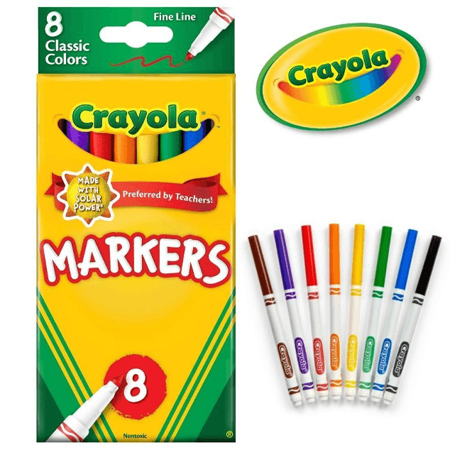 Crayola C587709 Marcador Fino 8 Piezas