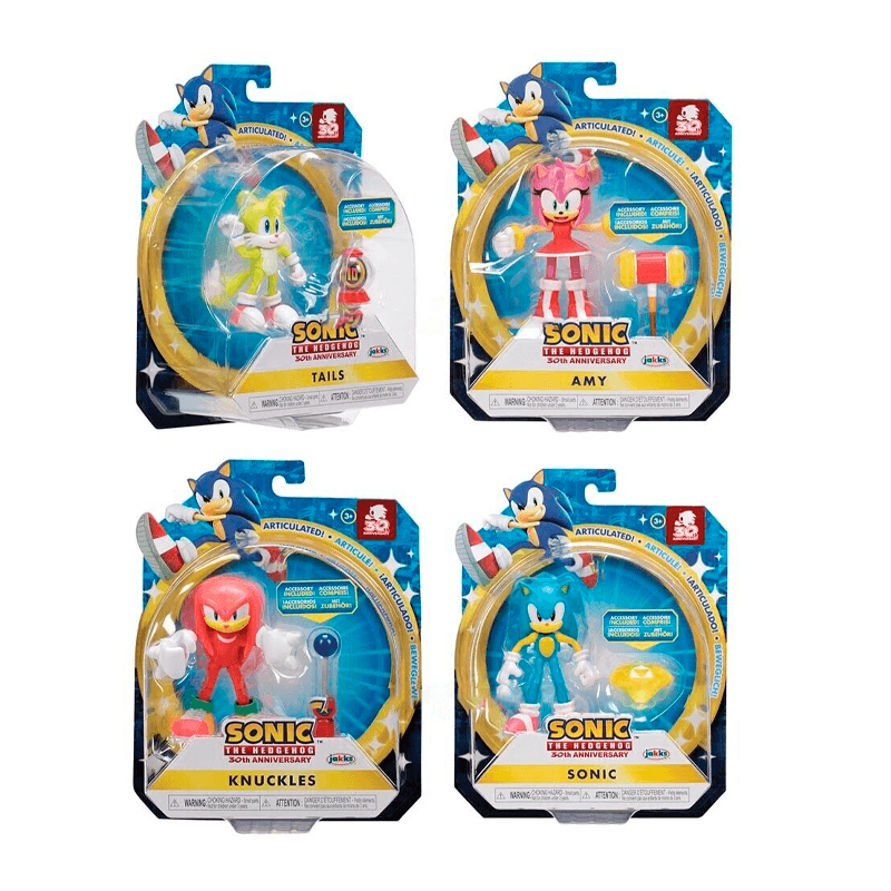 Jakks Pacific Sonic 422404 Set Race 1:64 Tri-Pack Wave 6