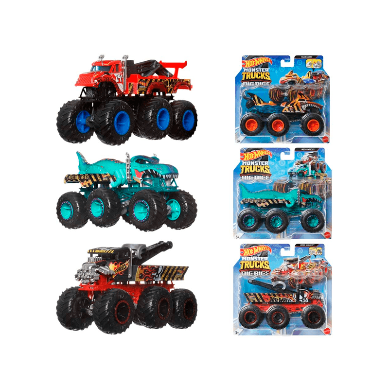 Mattel Hot Wheels Hwn86-0 Vehiculo Monter Trucks Big Rigs Surtido