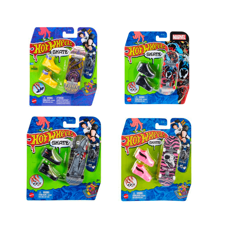 Mattel Hot Wheels Hxl17-0 Patineta Retro Con Tenis Surtido
