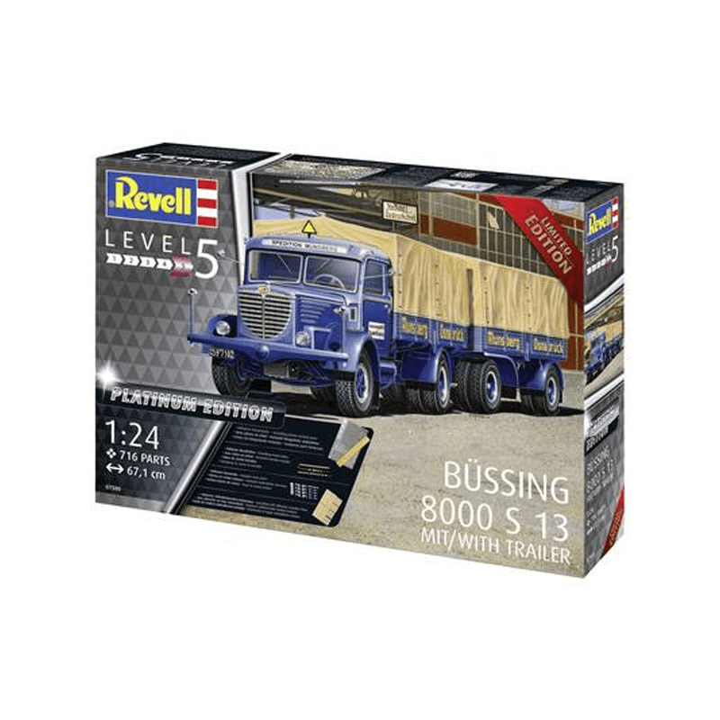 Revell Model 7580 Set Bussing 8000 S13 Edicion Platino