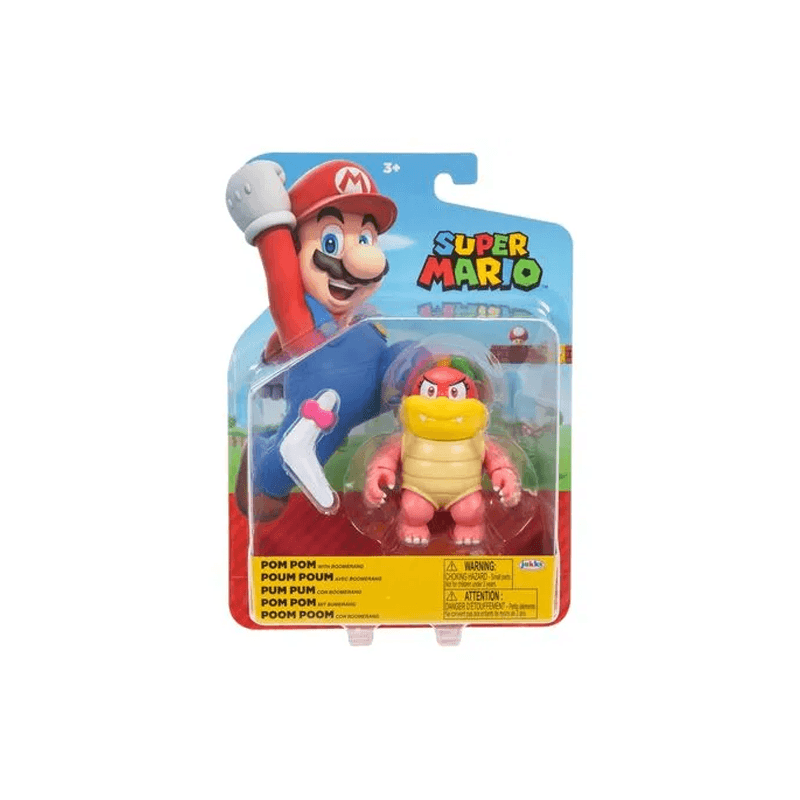 Jakks Pacific Nintendo 424374 Play Set Figuras Super Mario 4 Pgl W39