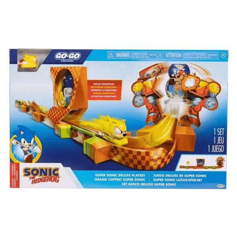 Jakks Pacific Sonic 423344 Juego Deluxe De Go Go Racers