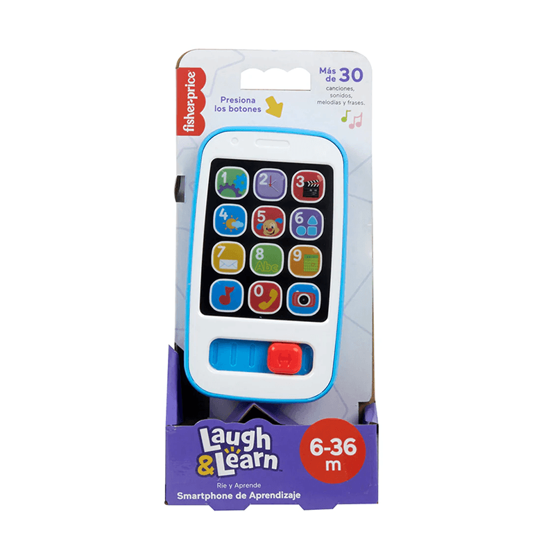 Mattel Fisher Price Hxb83 Telefono Rie Y Aprende Azul