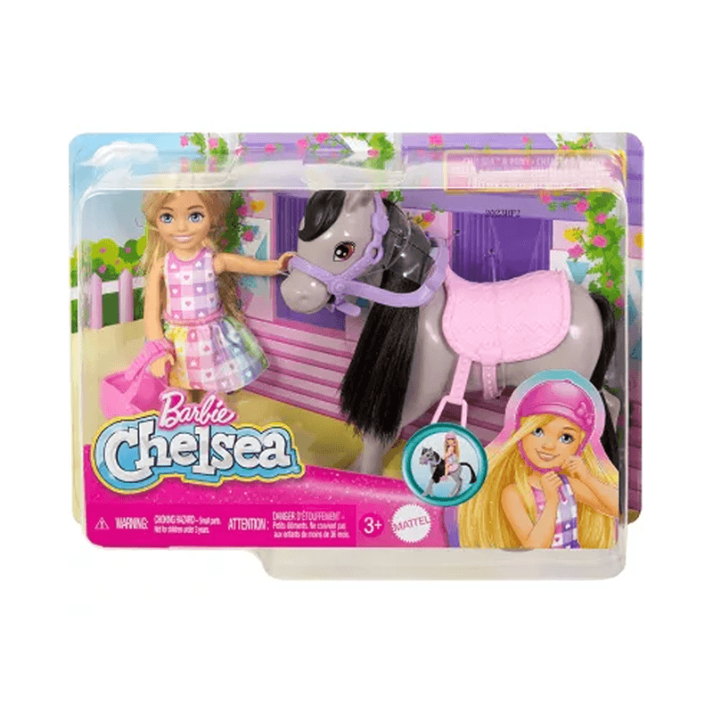 Mattel Barbie Htk29 Muñeca Chelsea Paseo En Pony