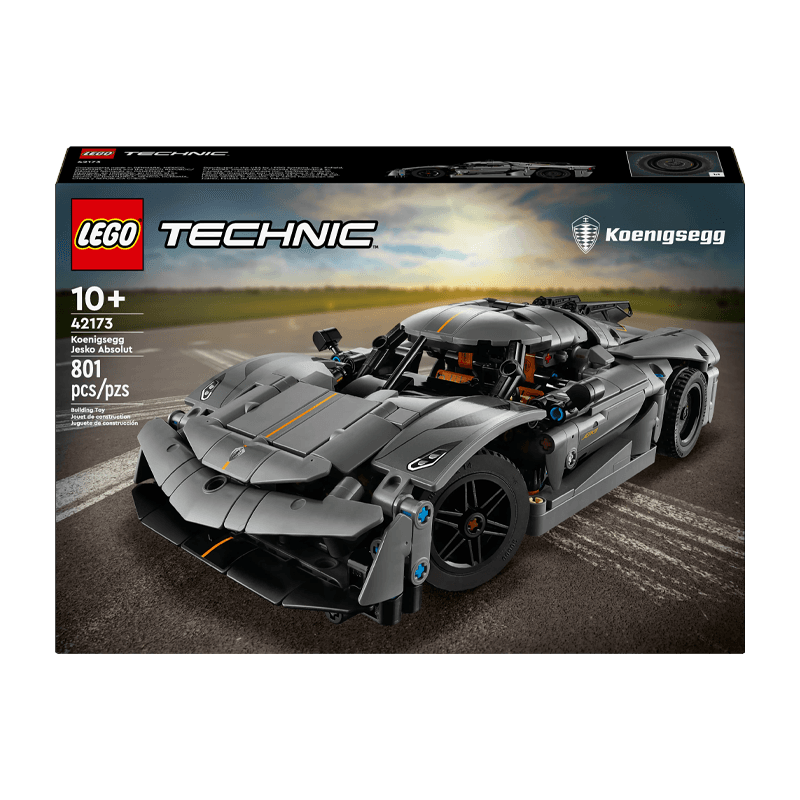 Lego Technic 42173 Hipercoche Koenigsegg Jesko Absolut Grey