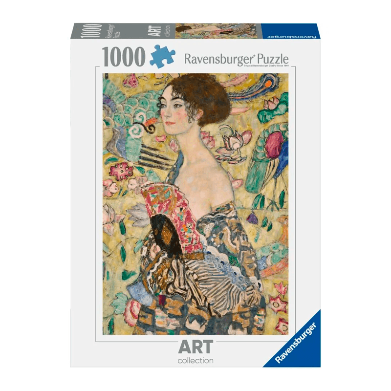 Ravensburger Rompecabezas 12001132 Dama Klimt Con Abanico 1000 Piezas