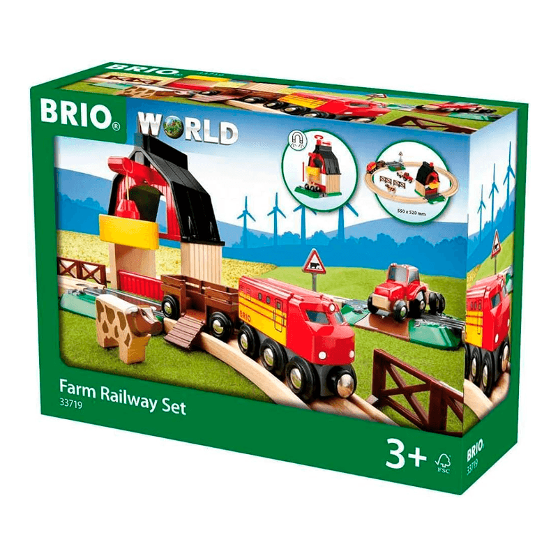 Brio 63371900 Set De Granja Con Tren