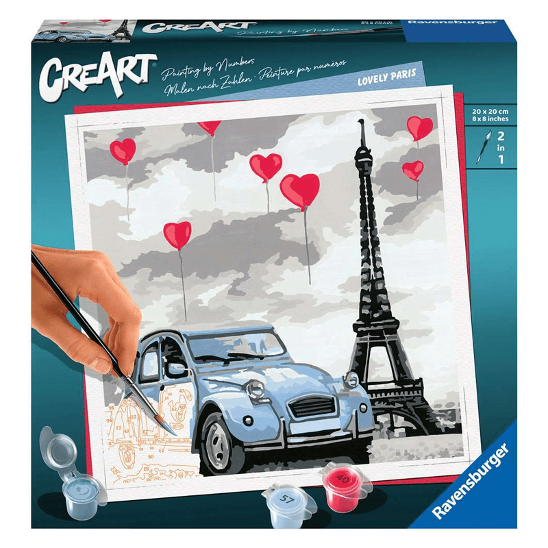 Ravensburger Creart 28996 Juego De Pintura Hermoso París 20X20