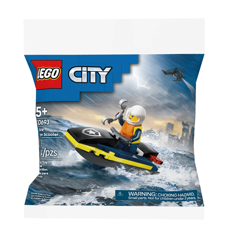 Lego City 30693 Motonave De Policía