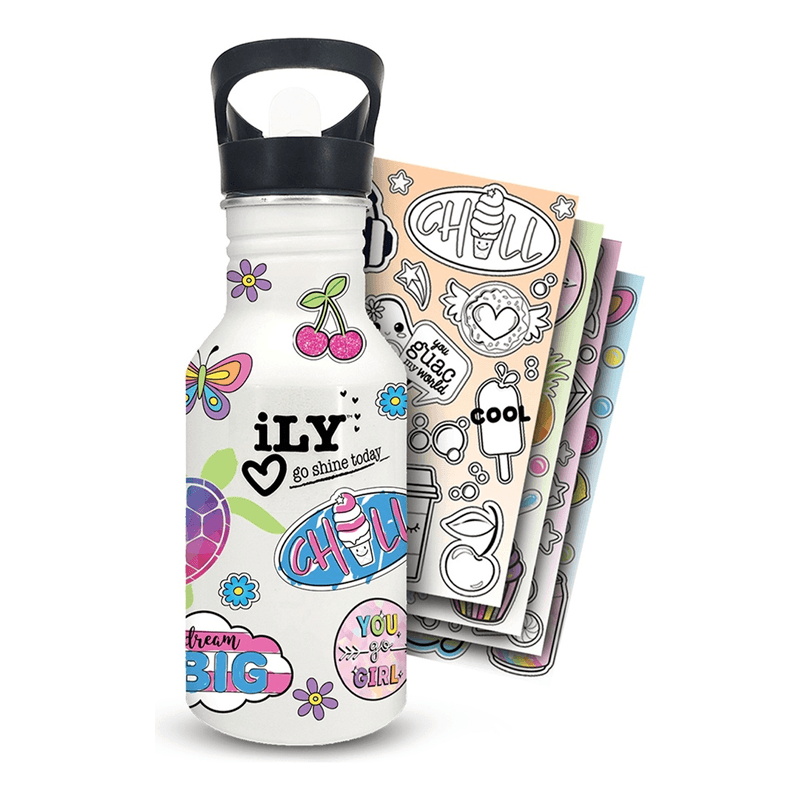Wecool Toys Ily Diy Wc111245Ily Kit De Botella De Agua Con Pegatinas Y Colores