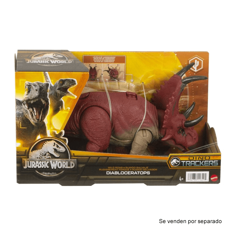 Mattel Jurassic World Hlp14 Figura Dinosaurio Rugido Salvaje Surtido