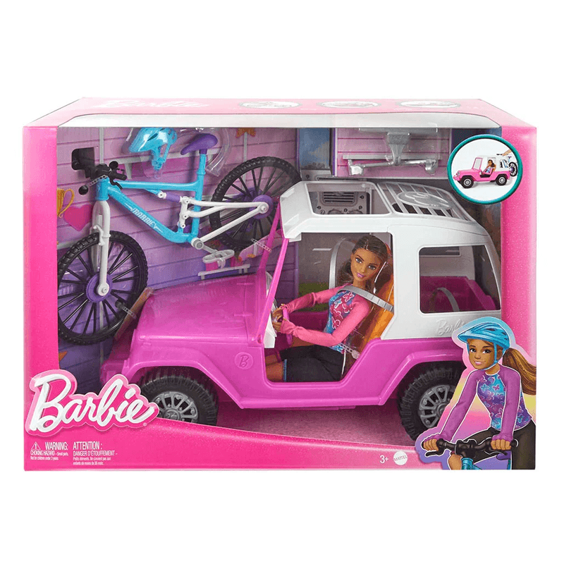 Mattel Barbie Hkb06 Muñeca Con Bicicleta De Montaña
