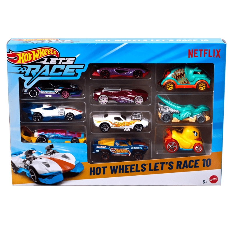 Mattel Hot Wheels Jgn40 Paquete De 10 Vehiculo