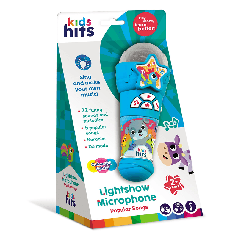 Kids Hits Kh16-004 Microfono Con Sonido Y Luces