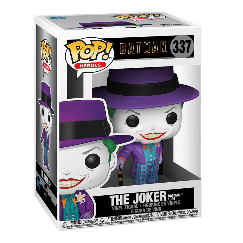Figura De Accion Funko Pop Batman # 337 El Joker C/ Sombrero