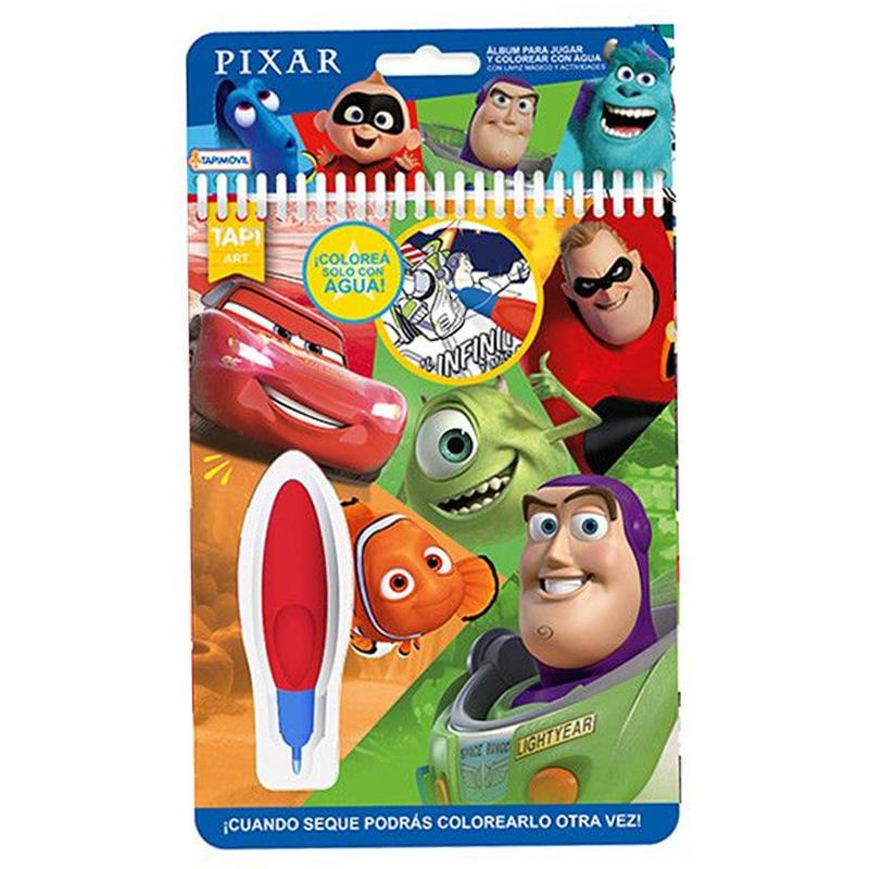 Tapimovil Disney Dpx01134 Libro Para Pintar Magica Agua Wow Pixar