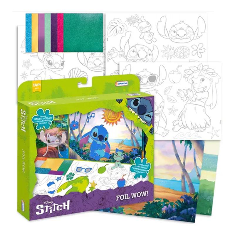Tapimovil Disney Dmd00137 Set Para Colorear Y Decorar Con Foil De Stitch