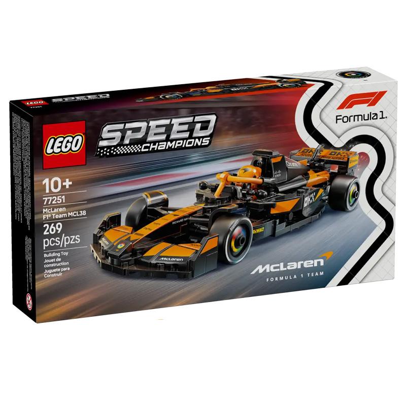 Lego Speed Champions 77251 Vehiculo De Carreras Mclaren F1 Team Mcl38