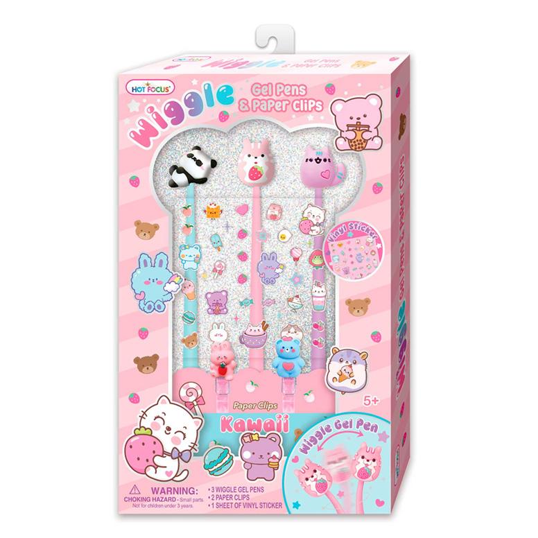 Hot Focus 339Cr Set De Pluma Gel Flexible Wiggly Critters