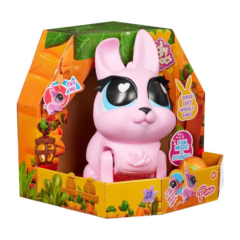 Nasa Jp014 Peluche Conejo Saltarin Con Sonidos Y Zanahoria Incluida Ð Personaje Pixie