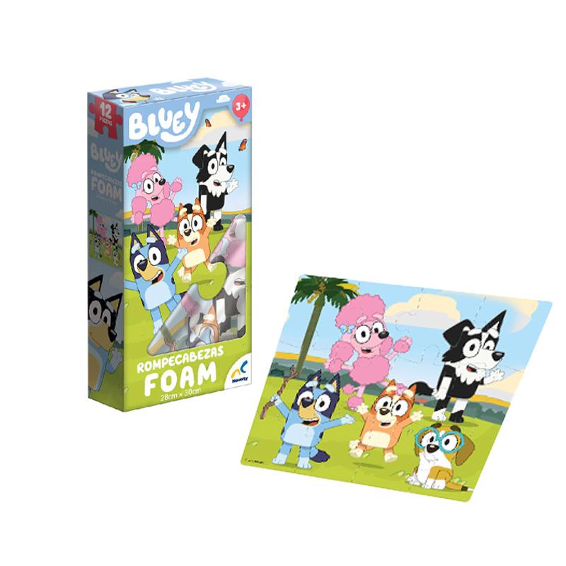 Novelty Bluey Jca-3645 Bluey Rompecabezas Foam 12 Pzs